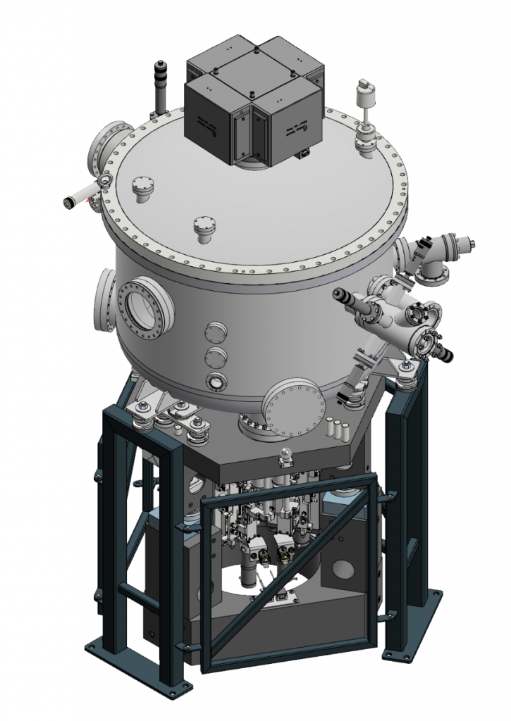 P410 - Mirror unit (M4) for soft X-ray synchrotron radiation at EMIL hard X-ray beamline at BESSY, Helmholtz-Zentrum Berlin, Germany - Bestec GmbH