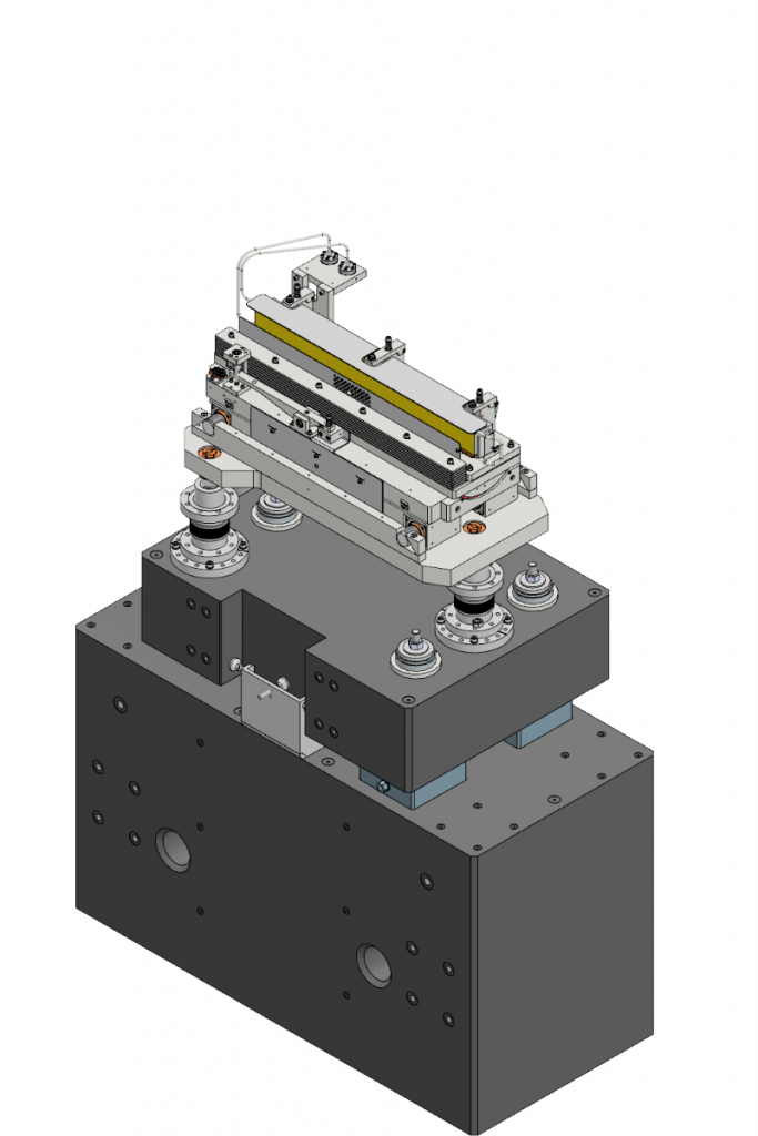 P435 - Mirror unit (M1) for soft X-ray synchrotron radiation at Soft X-ray beamline (XFEL) at Pohang Accelerator Laboratory, South Korea, 2016 - Bestec GmbH